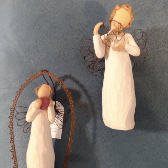 Willow Tree Angel stature & ornament duo - Picture 1 of 7